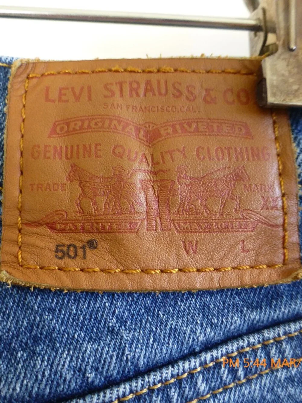 Levi’s Premium 501 Denim Shorts Women’s High Rise Button Fly size 24